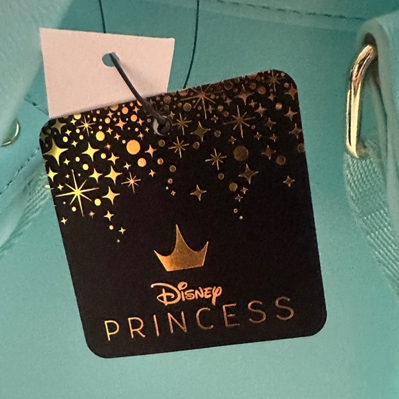 Disney Loungefly Ariel The Little Mermaid Mini Backpack with Cardholder - Picture 7 of 9